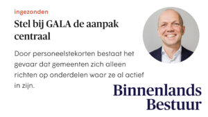 Lees meer over het artikel Stel bij GALA de aanpak centraal